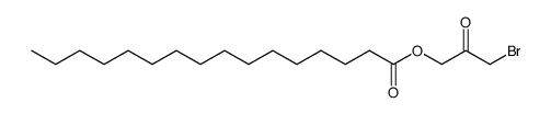 1-bromo-3-palmitoyloxy-acetone Structure