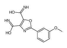 2-(3-methoxyphenyl)-1,3-oxazole-4,5-dicarboxamide Structure