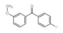 (4-fluorophenyl)-(3-methoxyphenyl)methanone structure