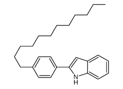 2-(4-dodecylphenyl)-1H-indole结构式