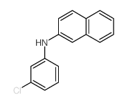 2-Naphthalenamine,N-(3-chlorophenyl)-结构式