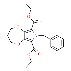 DIETHYL 1-BENZYL-3,4-PROPYLENEDIOXYPYRR& structure