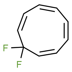 1,3,5,7-Cyclononatetraene,9,9-difluoro-(9CI) structure