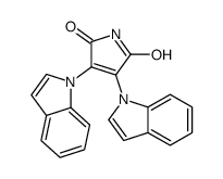 3,4-di(indol-1-yl)pyrrole-2,5-dione结构式