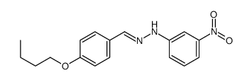 N-[(4-butoxyphenyl)methylideneamino]-3-nitroaniline结构式