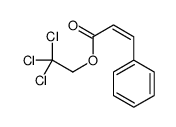 2,2,2-trichloroethyl 3-phenylprop-2-enoate Structure