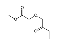 methyl 2-(2-oxobutoxy)acetate Structure