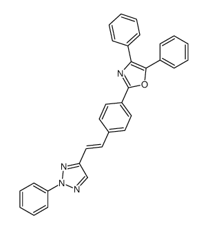 4-[4-(4,5-diphenyl-oxazol-2-yl)-styryl]-2-phenyl-2H-[1,2,3]triazole Structure