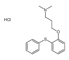 N,N-dimethyl-3-(2-phenylsulfanylphenoxy)propan-1-amine,hydrochloride Structure