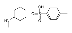 4-methylbenzenesulfonic acid,N-methylcyclohexanamine Structure