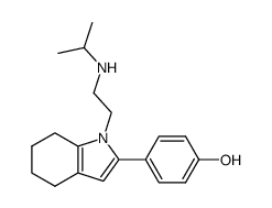 4-[1-(2-Isopropylamino-ethyl)-4,5,6,7-tetrahydro-1H-indol-2-yl]-phenol Structure