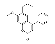 7-ethoxy-4-phenyl-6-propylchromen-2-one Structure