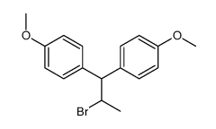 1-[2-bromo-1-(4-methoxyphenyl)propyl]-4-methoxybenzene结构式