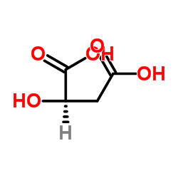 D-(+)-Malic acid Structure