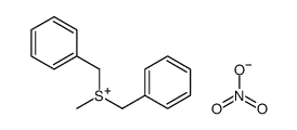 dibenzyl(methyl)sulfanium,nitrate Structure