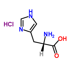 Histidine hydrochloride Structure