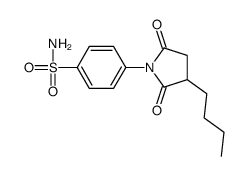 4-(3-butyl-2,5-dioxopyrrolidin-1-yl)benzenesulfonamide Structure