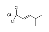 1,1,1-trichloro-4-methylpent-2-ene Structure