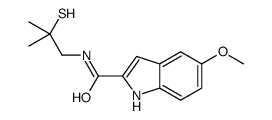 5-methoxy-N-(2-methyl-2-sulfanylpropyl)-1H-indole-2-carboxamide Structure