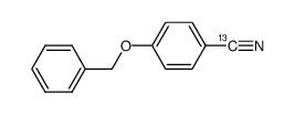 4-benzyloxybenzo-[1-13C]nitrile Structure