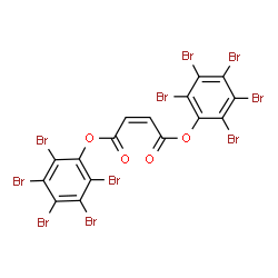 bis(perbromophenyl) maleate structure