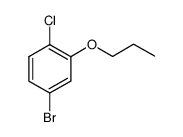 4-bromo-1-chloro-2-propoxybenzene Structure