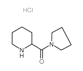 2-PIPERIDINYL(1-PYRROLIDINYL)METHANONE HYDROCHLORIDE Structure