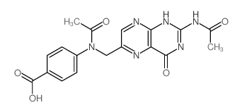 Diacetylpteroic acid Structure