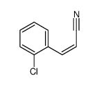 (2E)-3-(2-Chlorophenyl)acrylonitrile Structure