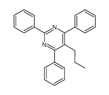 2,4,6-triphenyl-5-n-propylpyrimidine结构式