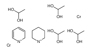 chromium,ethane-1,1-diol,piperidin-1-ide,2H-pyridin-1-ide结构式