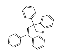 4-Fluoro-1,1,3,3-tetraphenyl-1-butene结构式