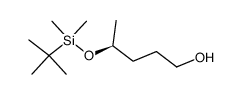 (4S)-4-[tert-butyl(dimethyl)silyl]oxy-1-pentanol Structure