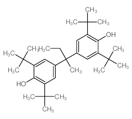 Phenol,4,4'-(1-methylpropylidene)bis[2,6-bis(1,1-dimethylethyl)-结构式