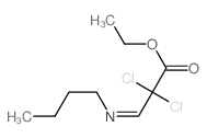 ethyl 3-butylimino-2,2-dichloro-propanoate结构式