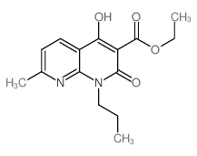 ETHYL 4-HYDROXY-7-METHYL-2-OXO-1-PROPYL-1,2-DIHYDRO-1,8-NAPHTHYRIDINE-3-CARBOXYLATE picture