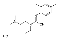 1-[2-(dimethylamino)ethyl]-1-ethyl-3-(2,4,6-trimethylphenyl)urea,hydrochloride Structure