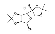 2,3:5,6-DI-O-ISOPROPYLIDENE-D-MANNOFURANOSE)结构式