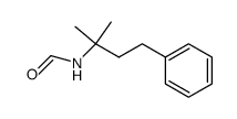 3-formamido-3-methyl-1-phenylbutane Structure