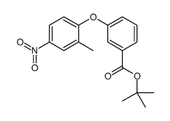 tert-butyl 3-(2-methyl-4-nitrophenoxy)benzoate结构式