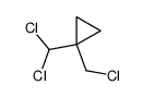 1-(chloromethyl)-1-(dichloromethyl)cyclopropane Structure