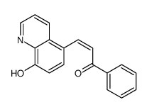 3-(8-hydroxyquinolin-5-yl)-1-phenylprop-2-en-1-one Structure