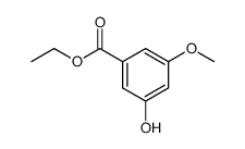 3-hydroxy-5-methoxybenzoic acid ethyl ester结构式