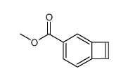 Bicyclo[4.2.0]octa-1,3,5,7-tetraene-3-carboxylic acid, methyl ester (9CI) structure