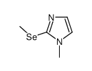 1-methyl-2-methylselanylimidazole结构式