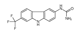 [7-(trifluoromethyl)-9H-carbazol-3-yl]urea Structure