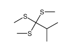 2-methyl-1,1,1-tris(methylsulfanyl)propane结构式