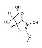 1-O-methylascorbic acid结构式