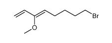 (Z)-8-bromo-3-methoxyocta-1,3-diene Structure