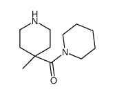 (4-methylpiperidin-4-yl)-piperidin-1-ylmethanone Structure